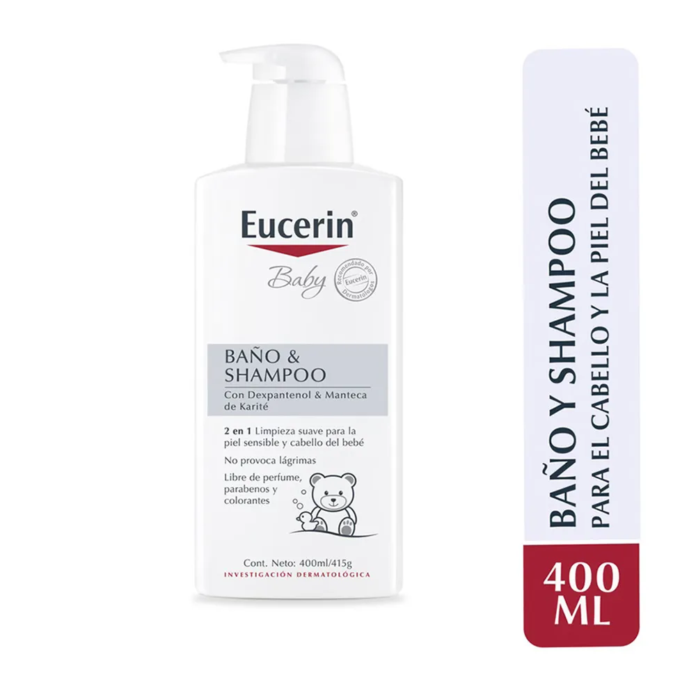 Baño y Shampoo Eucerin Baby FRASCO 400 ML | Mejor precio en Perú desde S/134.90