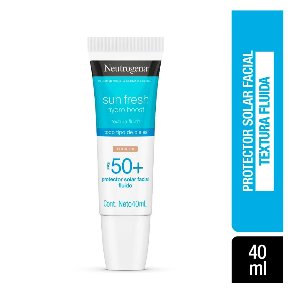 Sun Fresh Neutrogena Hydro Boost Color 2.0 FPS 50+ TUBO 40 ML | Mejor precio en Perú desde S/60.68