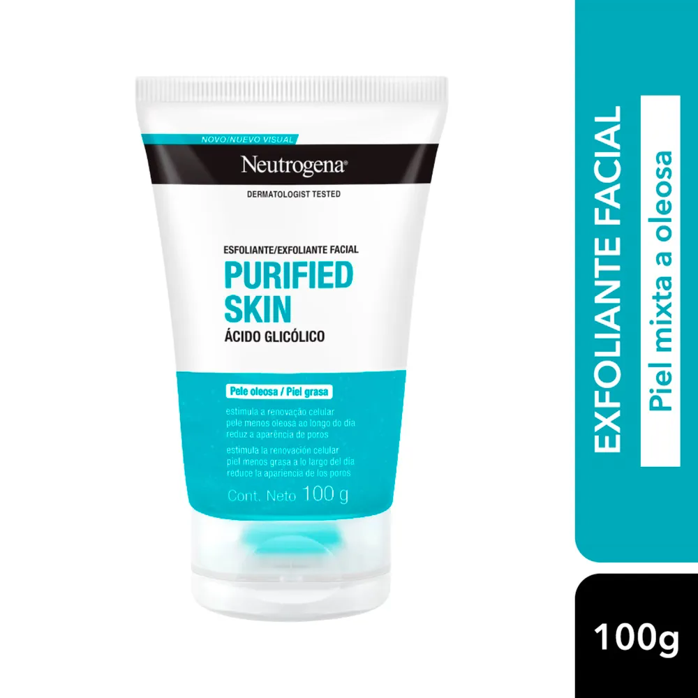 Exfoliante Facial Neutrogena Purified Skin TUBO 100 G | Mejor precio en Perú desde S/39.90