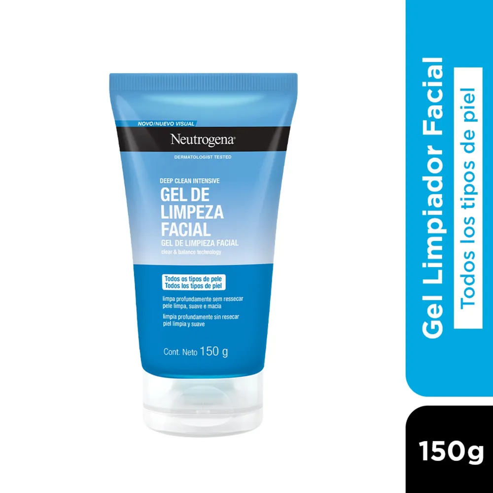Gel de Limpieza para Rostro Deep Clean Neutrogena TUBO 150 G | Mejor precio en Perú desde S/39.15