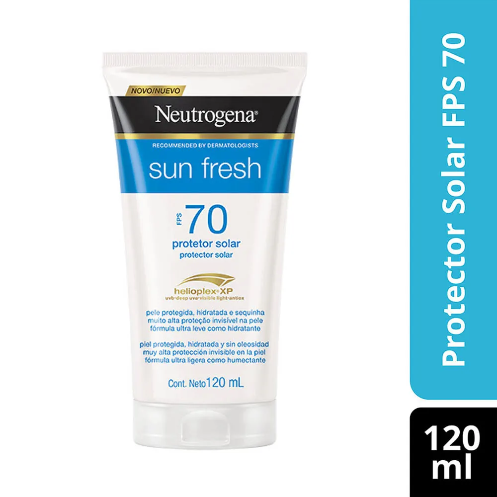 Protector Solar Neutrogena Sunfresh Crema FPS 70 FRASCO 120 ML | Mejor precio en Perú desde S/41.90