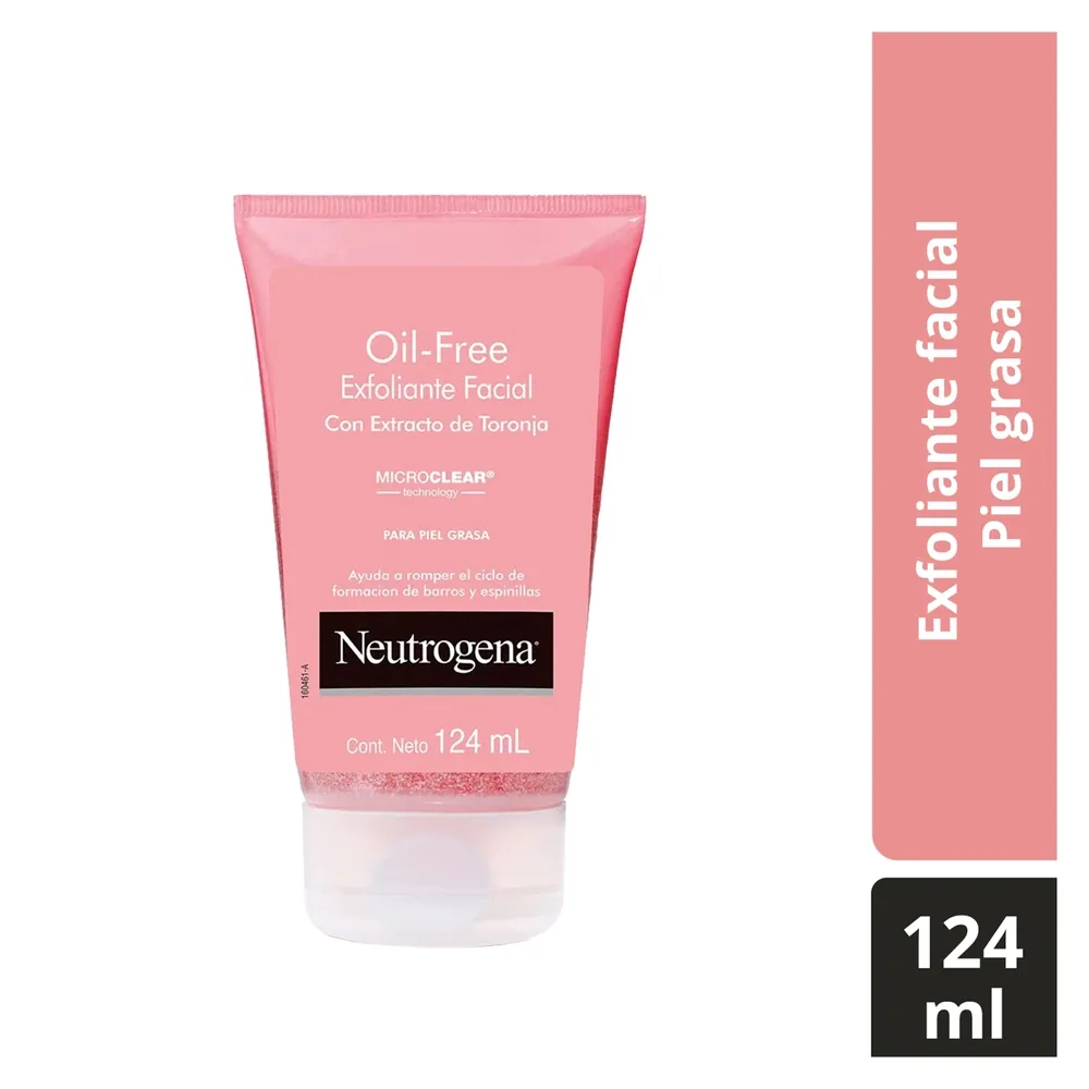 Gel Exfoliante Facial OilFree Clear Wash Neutrogena TUBO 124 ML | Mejor precio en Perú desde S/48.70
