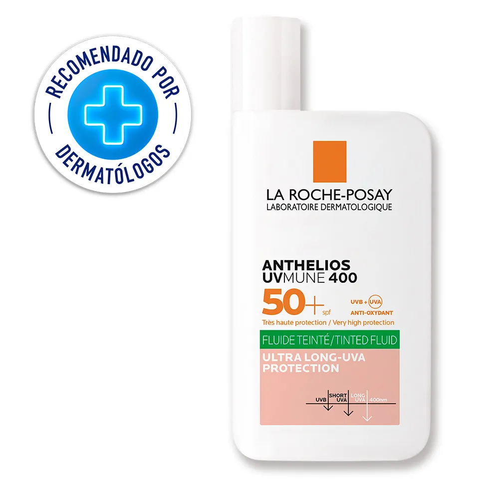 La Roche-Posay Protector Solar La Roche Posay Anthelios UVMune 400 Oil Control Fluido con color FPS 50+ FRASCO 50 ML | Mejor precio en Perú desde S/94.43