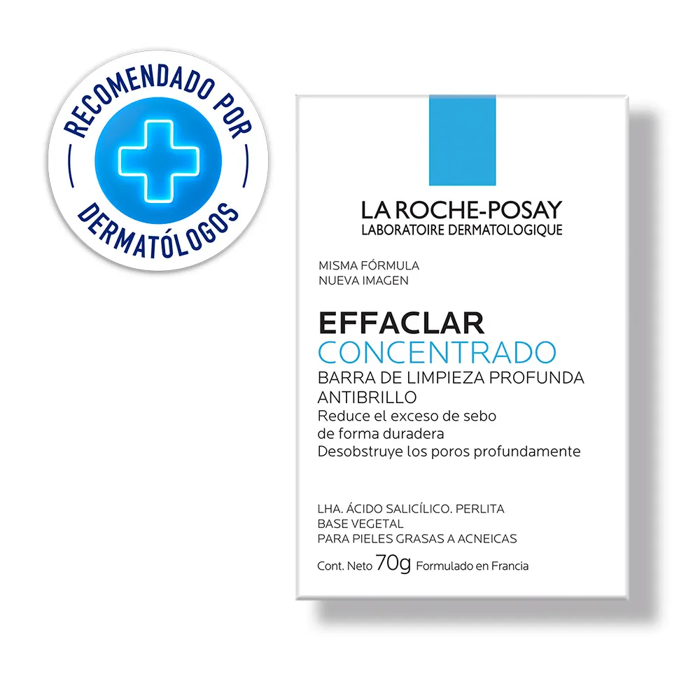 La Roche-Posay Jabon en Barra La Roche Posay Effaclar Pieles Mixtas a Grasas FRASCO 70 GR | Mejor precio en Perú desde S/35.90