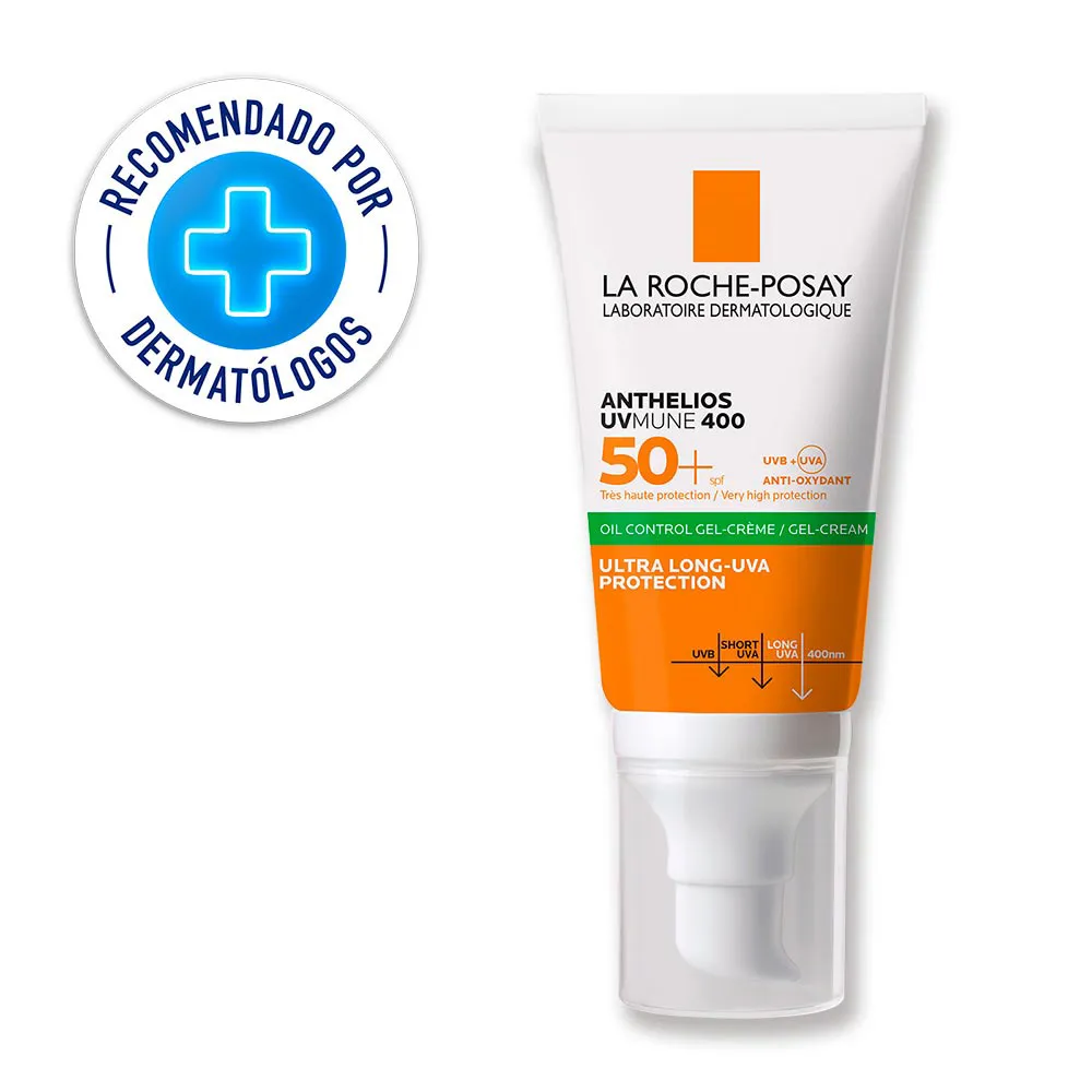 La Roche-Posay Protector Solar La Roche Posay Anthelios UVMune 400 Oil Control Toque Seco FPS 50+ FRASCO 50 ML | Mejor precio en Perú desde S/94.43