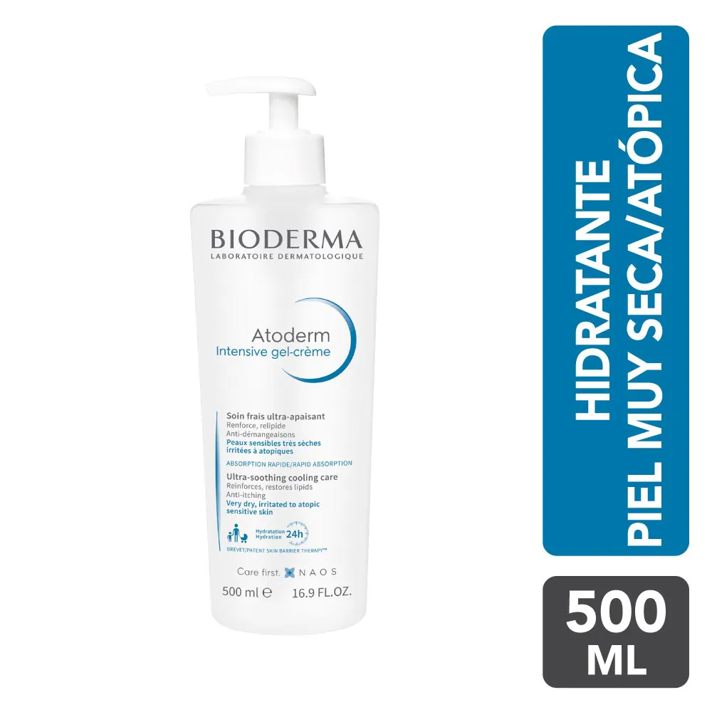Gel Creme Bioderma Atoderm Intensive FRASCO 500 ML | Mejor precio en Perú desde S/169.90