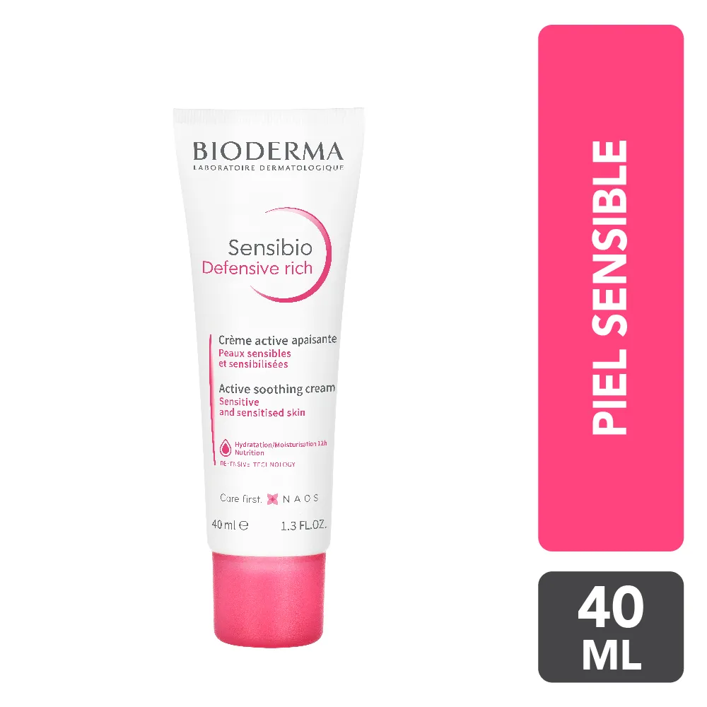 Crema Bioderma Sensibio Defensive Rich TUBO 40 ML | Mejor precio en Perú desde S/89.90