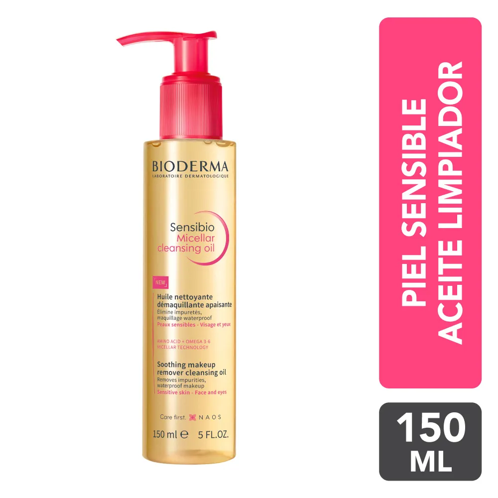 Aceite Micelar Bioderma Sensibio Piel Sensible FRASCO 150 ML | Mejor precio en Perú desde S/99.90