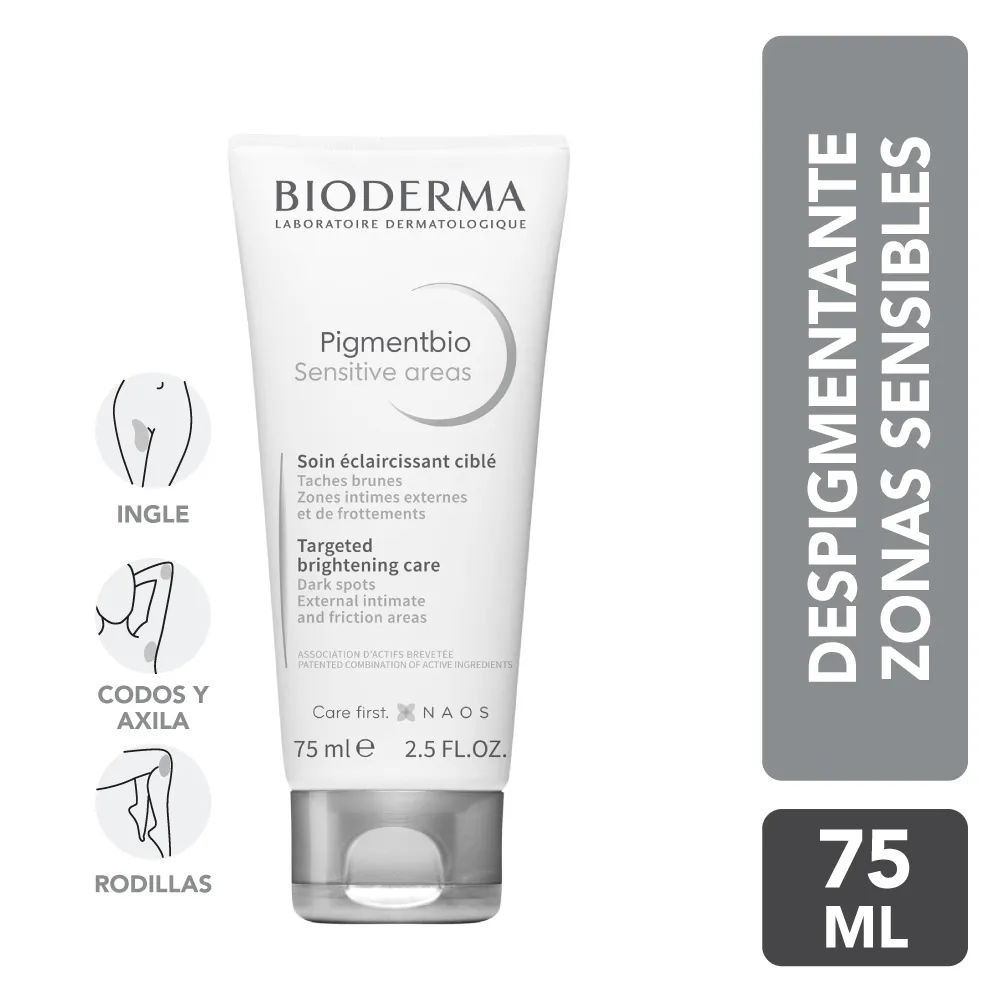 Crema Bioderma Pigmentbio Sensitive Areas BOTELLA 75 ML | Mejor precio en Perú desde S/108.72