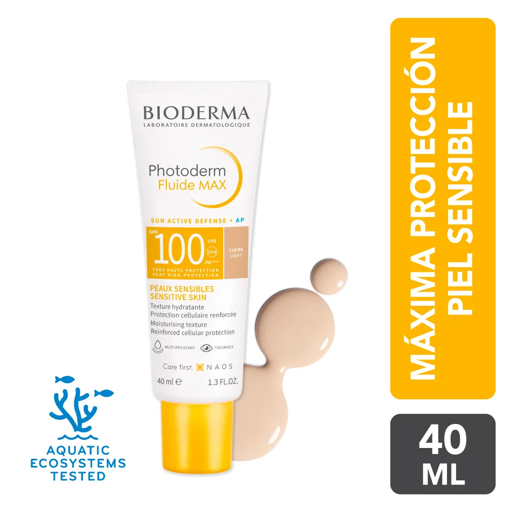 Photoderm Fluide Bioderma SPF100 Max TUBO 40 ML | Mejor precio en Perú desde S/94.90