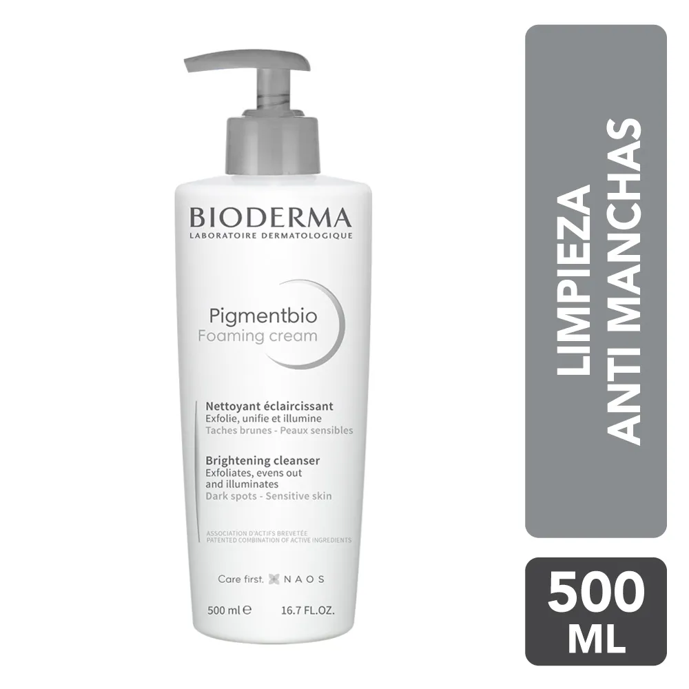 Foaming Cream Bioderma Pigmentbio Gel FRASCO 500 ML | Mejor precio en Perú desde S/111.93