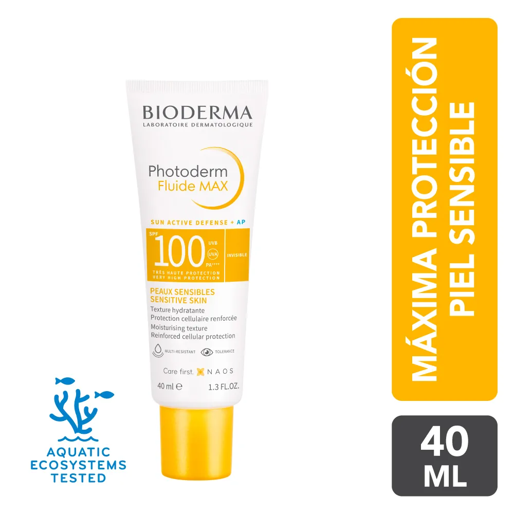 Fotoprotector Photoderm Max Fluido SPF 100 Bioderma TUBO 40 ML | Mejor precio en Perú desde S/89.90