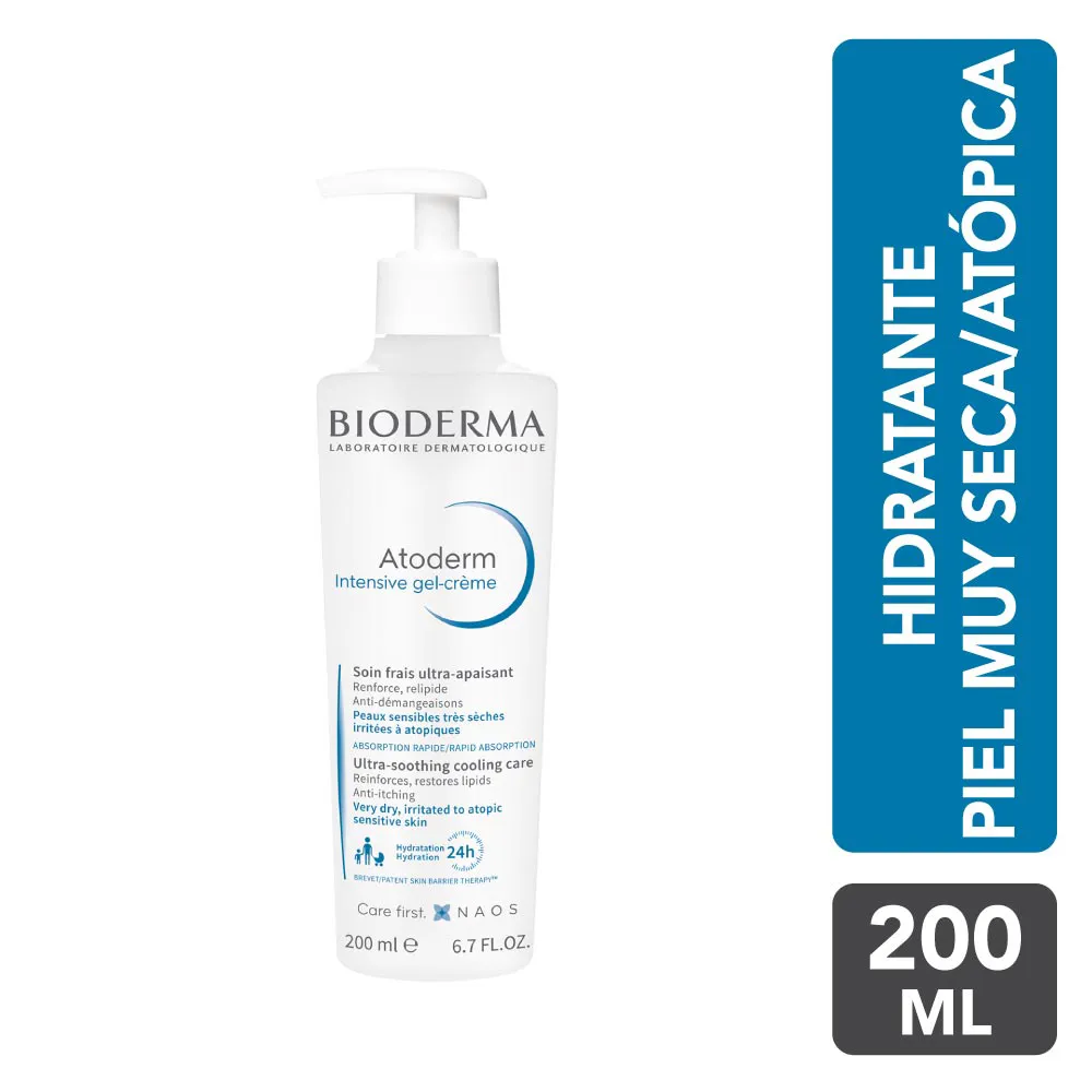Crema Gel Bioderma Atoderm Intensive FRASCO 200 ML | Mejor precio en Perú desde S/119.90