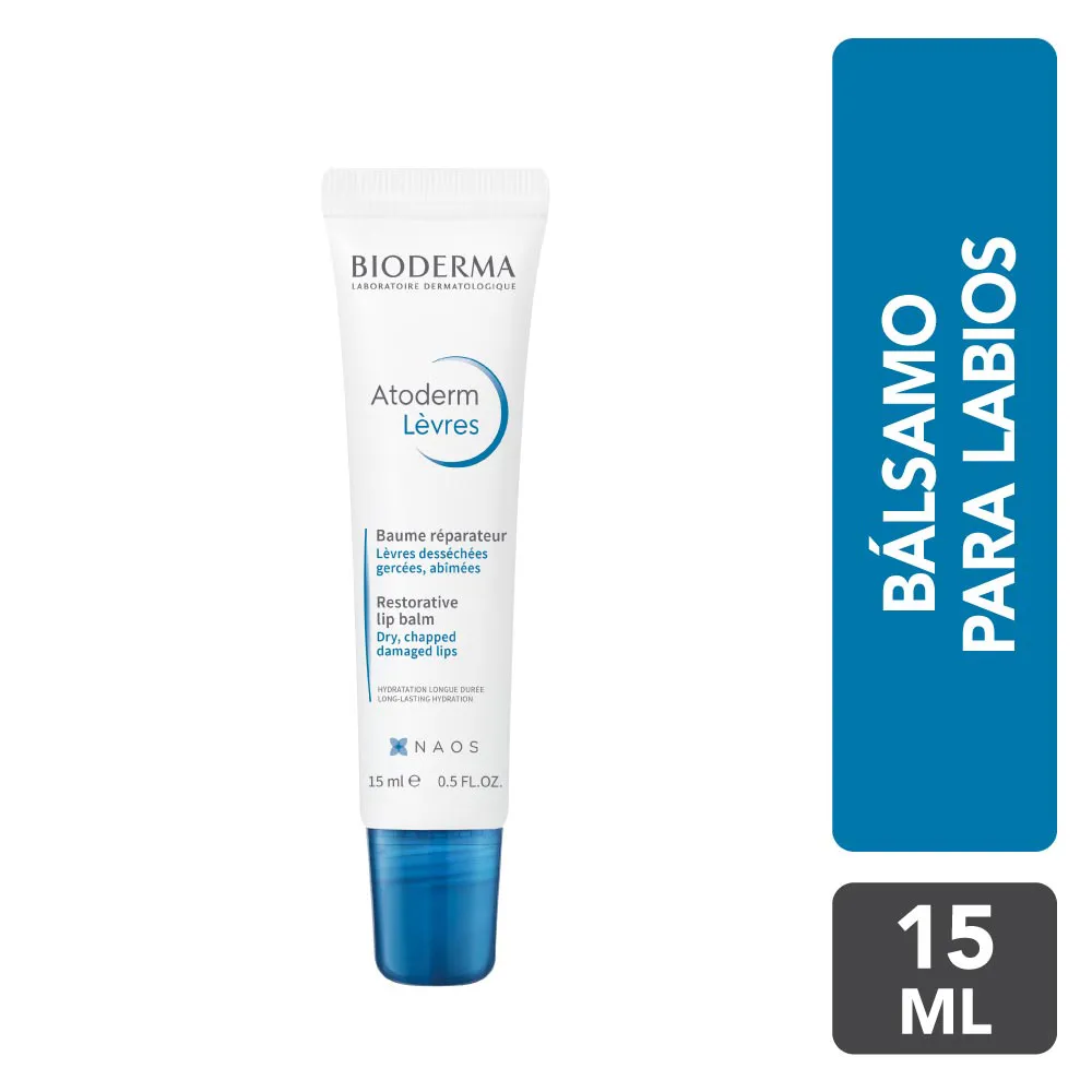 Restaurador Labial Atoderm Lévres Baume Réparateur Bioderma TUBO 15 ML | Mejor precio en Perú desde S/53.90