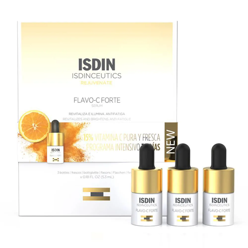 Sérum ISDIN ISDINCEUTICS Flavo C Forte CAJA 3 UN | Mejor precio en Perú desde S/239.90