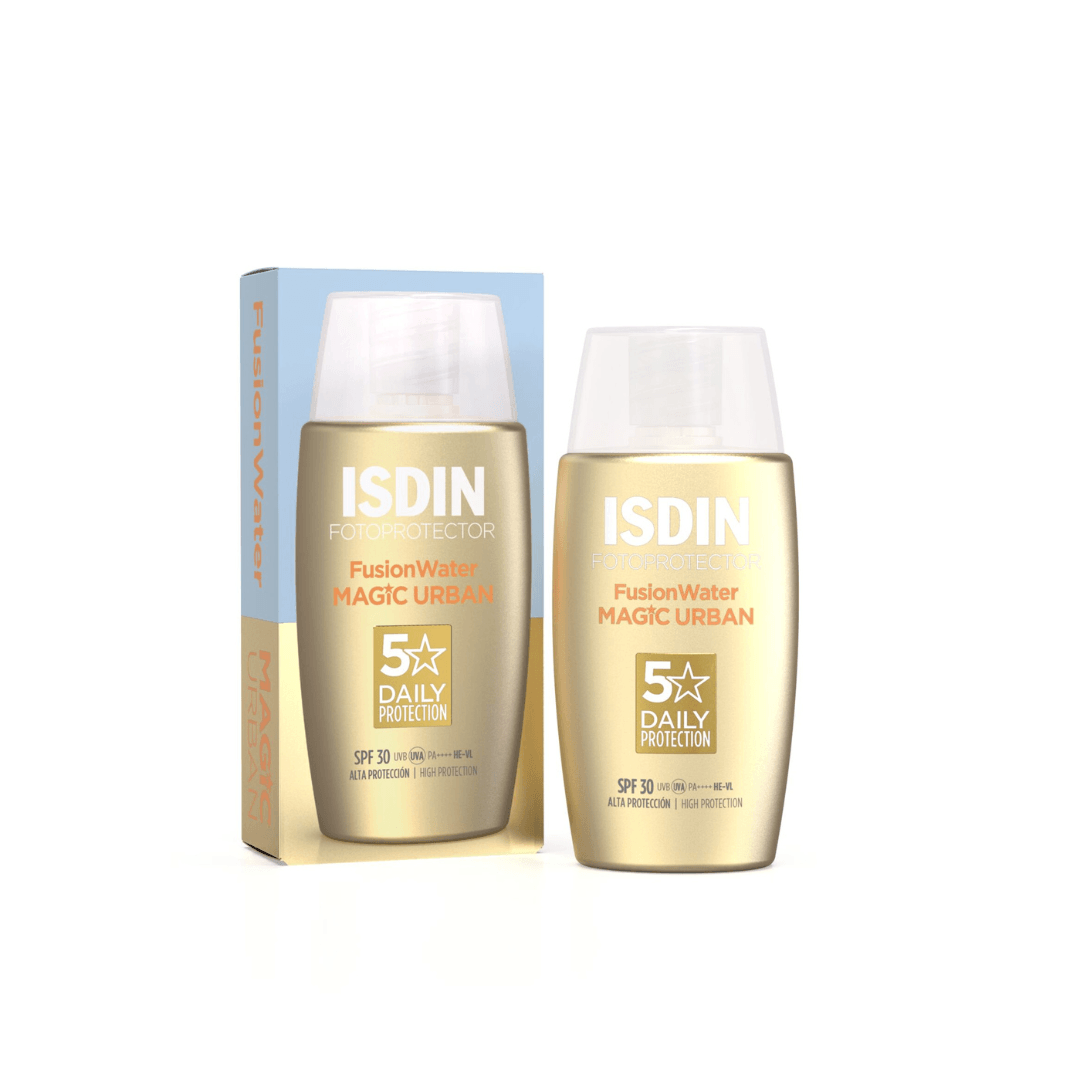 Fotoprotector Isdin Fusion Water Magic Urban SPF30 FRASCO 50 ML | Mejor precio en Perú desde S/91.90