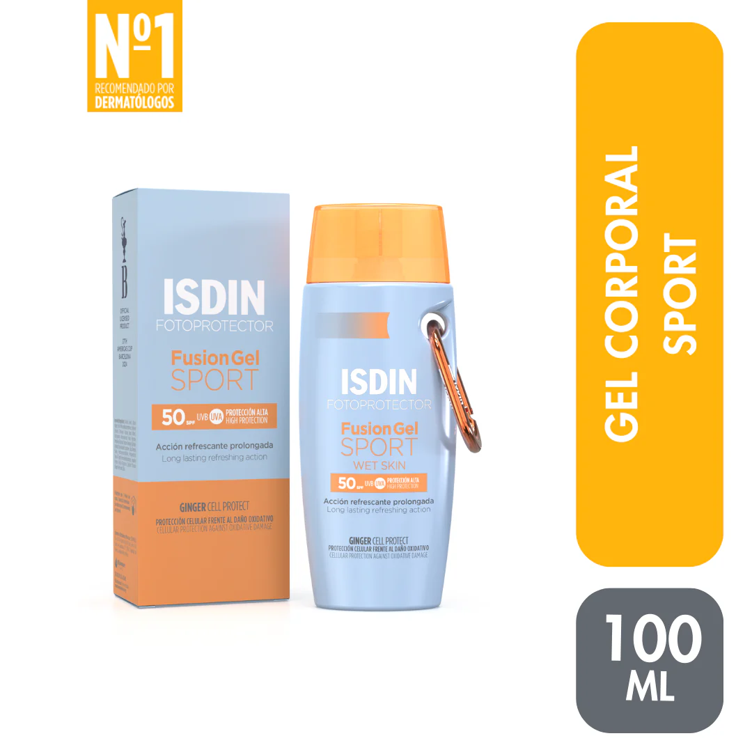 Fotoprotector en Gel Isdin Fusion Sport FRASCO 100 ML | Mejor precio en Perú desde S/134.90