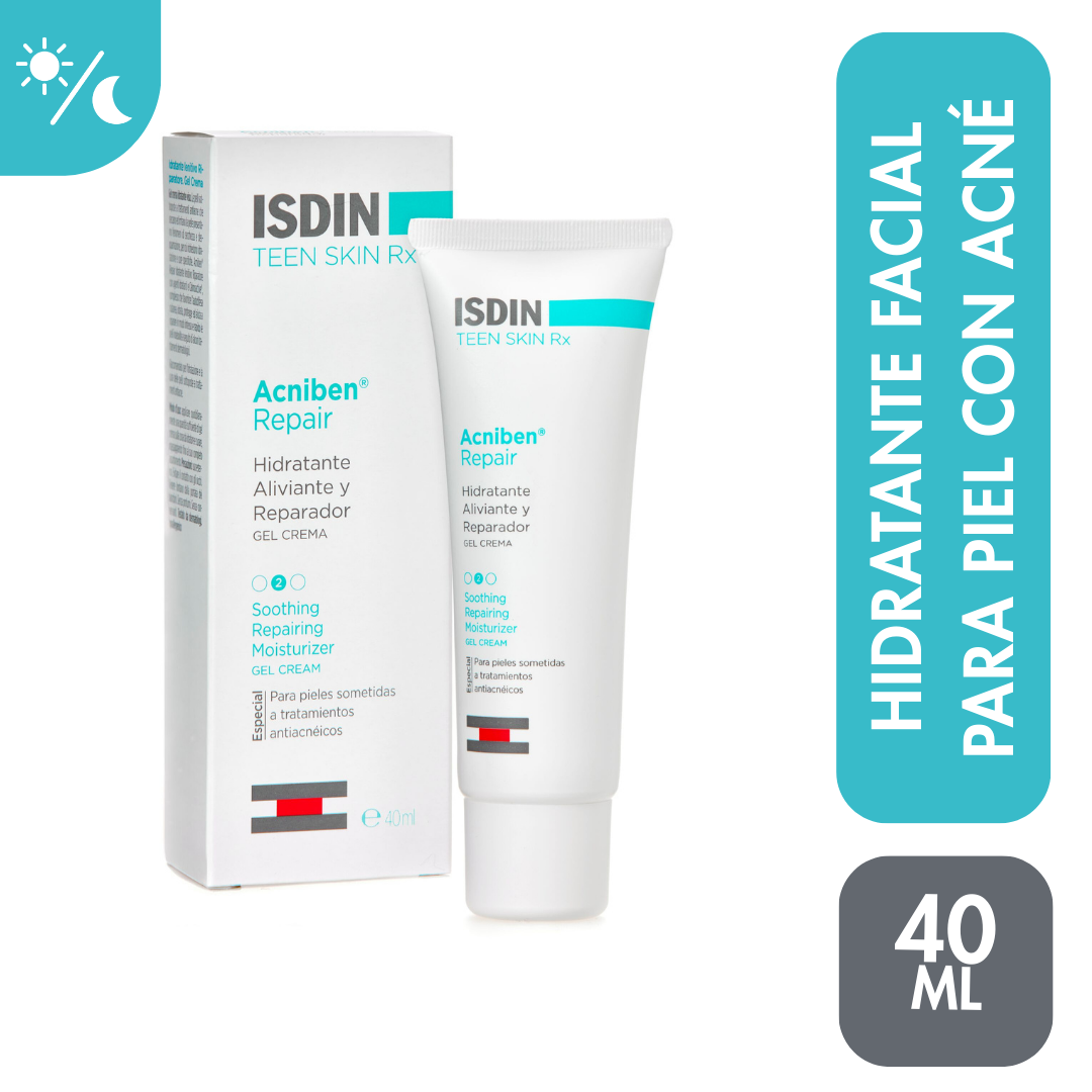 Isdin Gel Crema Hidratante Acniben Repair Teen Skin TUBO 40 ML | Mejor precio en Perú desde S/98.91