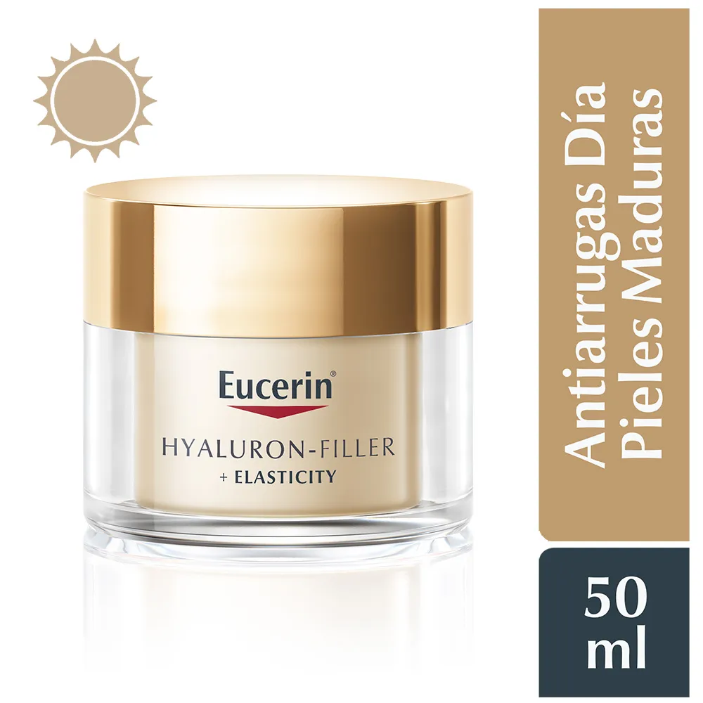 Crema Facial Antiarrugas de Día Eucerin Hyaluron Filler + Elasticity POTE 50 ML | Mejor precio en Perú desde S/151.90