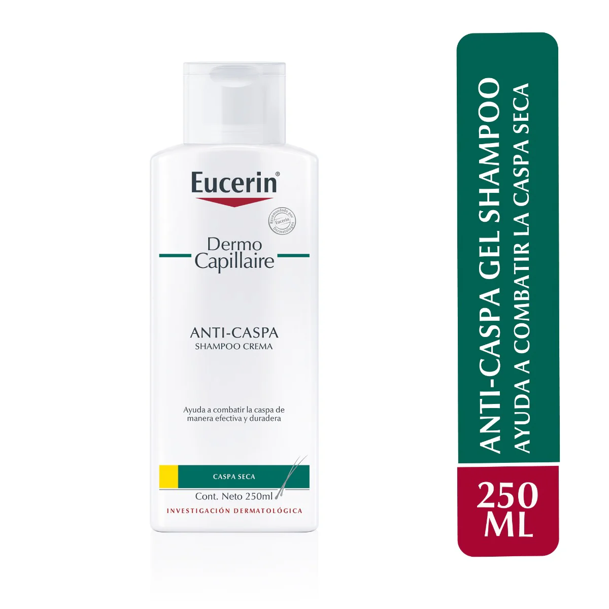 Shampoo Eucerin DermoCapillaire Anticaspa Seca FRASCO 250 ML | Mejor precio en Perú desde S/143.90
