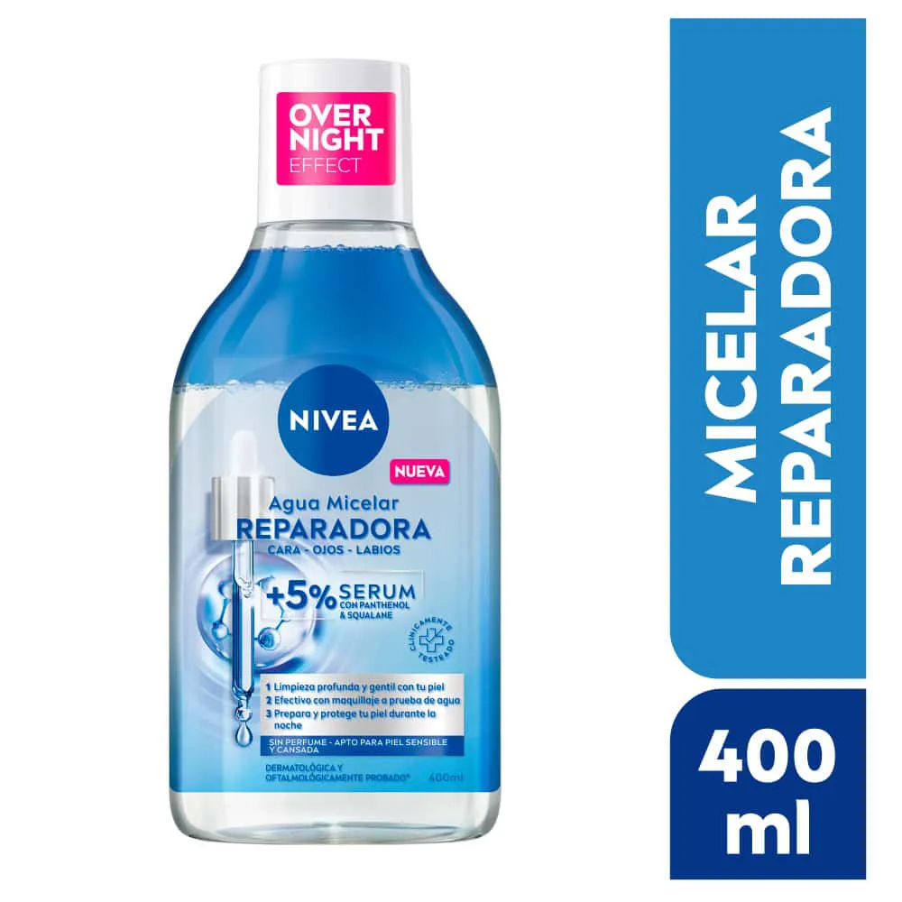 Agua Micelar Reparadora Nivea FRASCO 400 ML | Mejor precio en Perú desde S/41.60