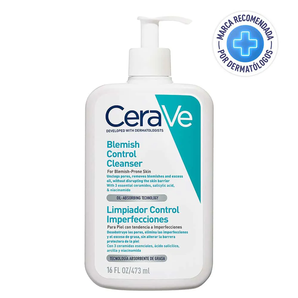 Gel Limpiador Imperfecciones CeraVe para Piel Grasa FRASCO 473 ML | Mejor precio en Perú desde S/105.90