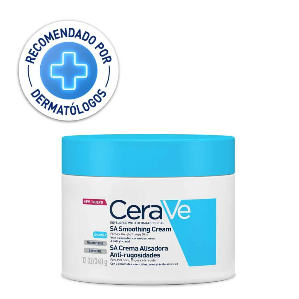 Crema Hidratante CeraVe con úrea SA Smoothing Cream TUBO 340 GR | Mejor precio en Perú desde S/114.90