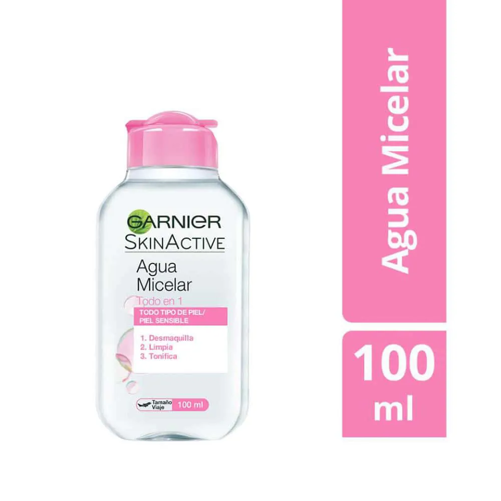Agua Micelar Garnier Skin Active Todo en 1 Piel Normal FRASCO 100 ML | Mejor precio en Perú desde S/16.90