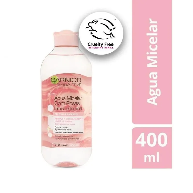 Agua Micelar Garnier Skin Active Rosas FRASCO 400 ML | Mejor precio en Perú desde S/43.92