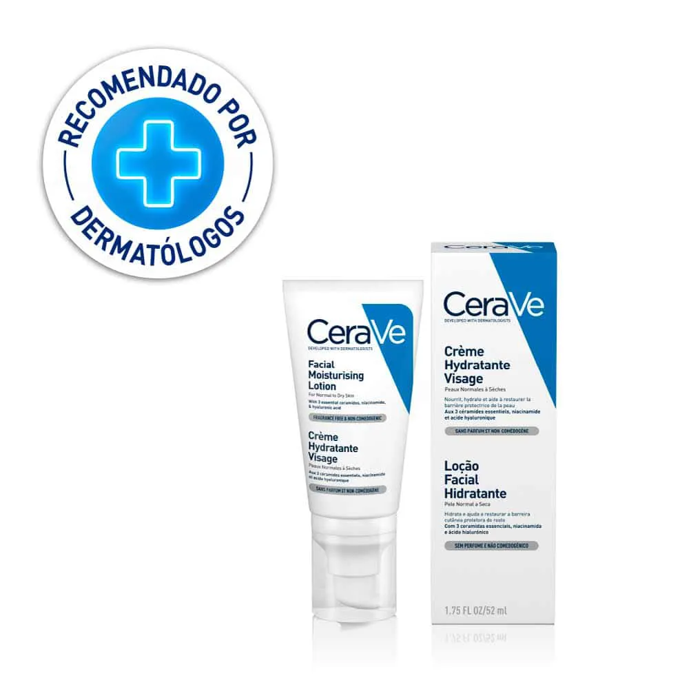 Crema Hidratante Facial PM CeraVe Facial Mositurizing Lotion FRASCO 52 ML | Mejor precio en Perú desde S/62.90