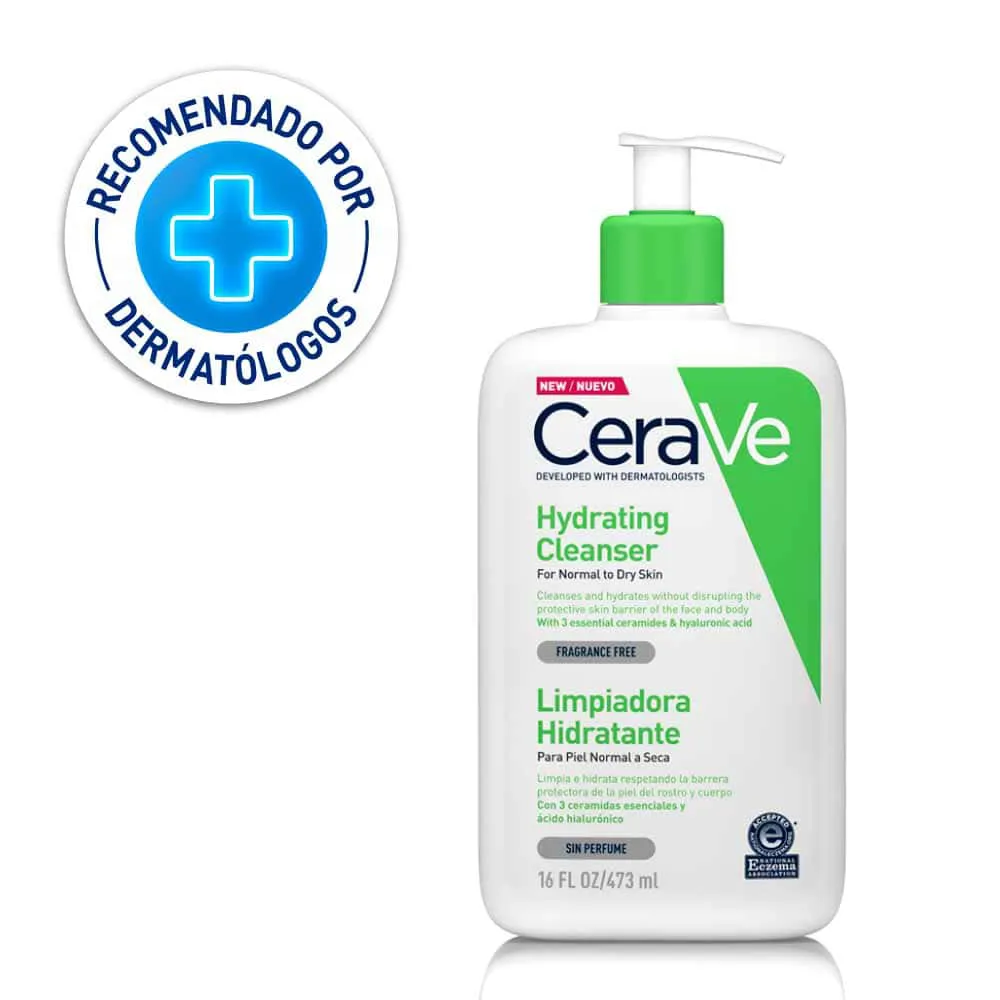 Crema Limpiadora Hidratante CeraVe Hydrating Cleanser TUBO 473 ML | Mejor precio en Perú desde S/104.90