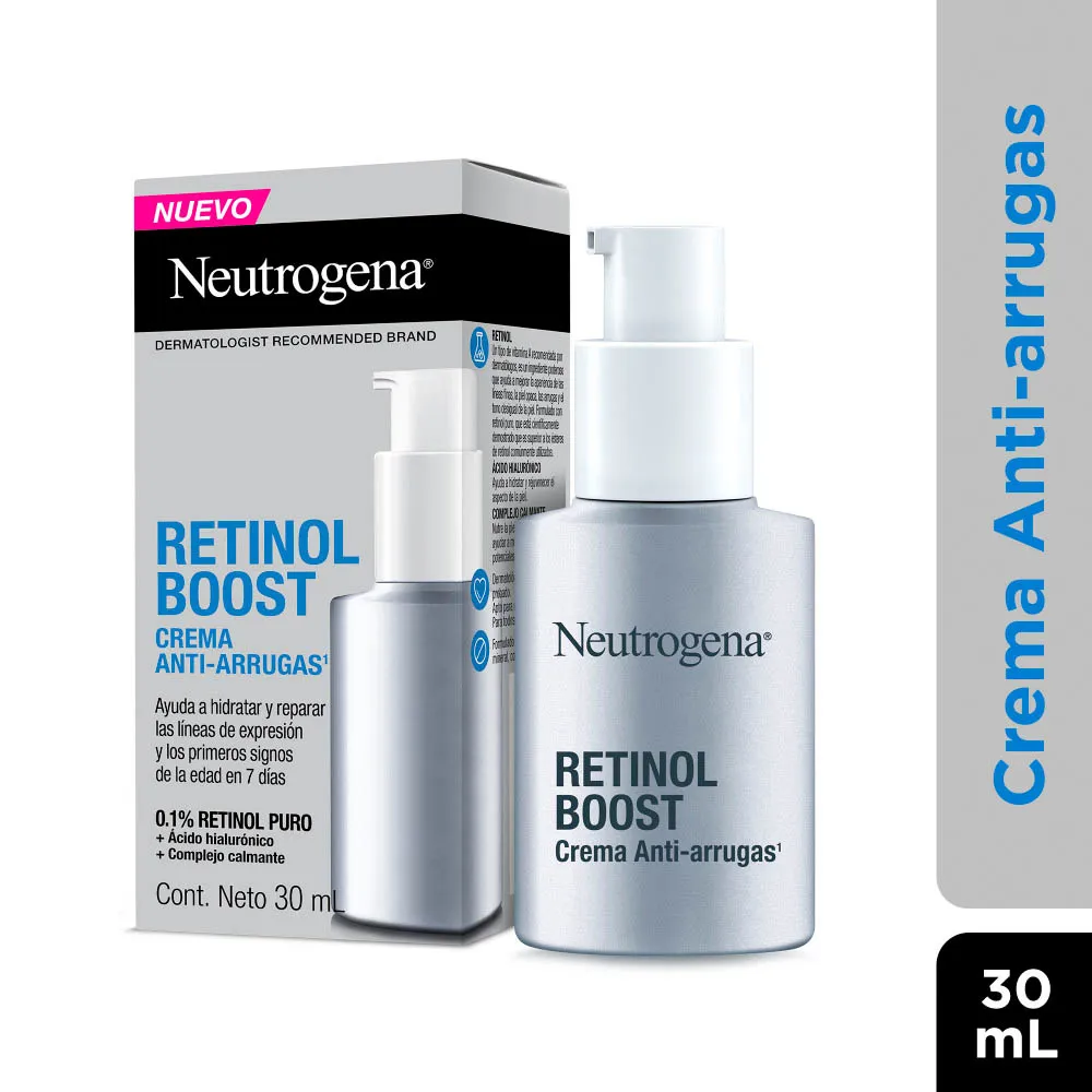 Neutrogena Crema Anti-Arrugas Retinol Boost FRASCO 30 ML | Mejor precio en Perú desde S/78.80