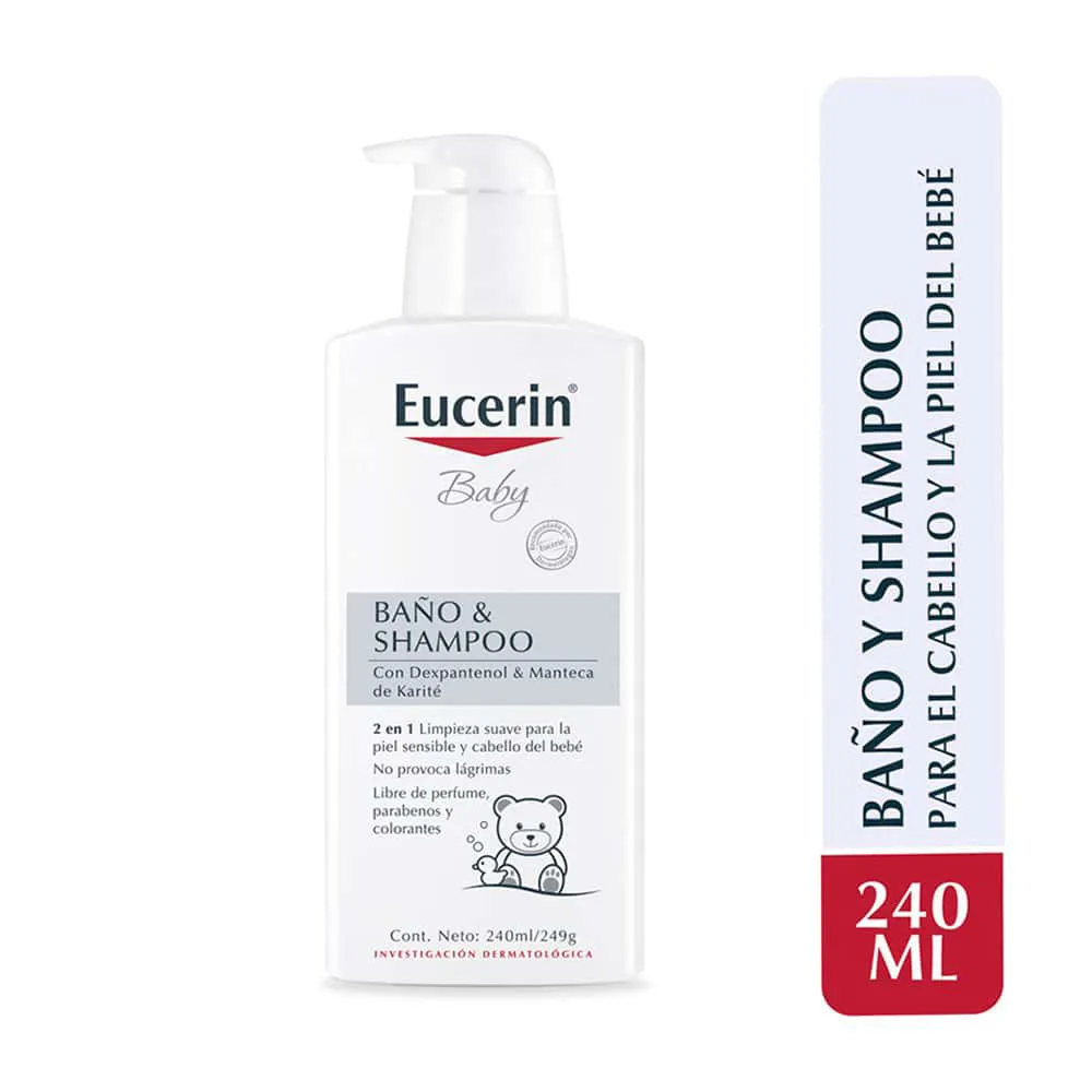 Baño y Shampoo Eucerin Baby FRASCO 240 ML | Mejor precio en Perú desde S/95.90